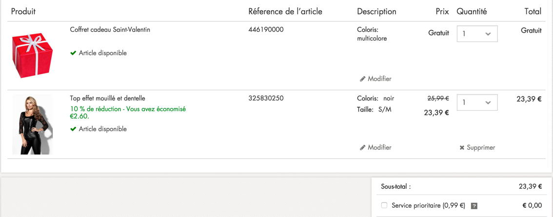 Coupons reduction adam et eve
