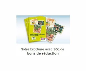 Echantillon : brochure produits Hipp et 10 euros de BDR