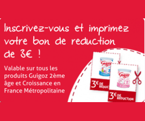 Coupons reductions guigoz