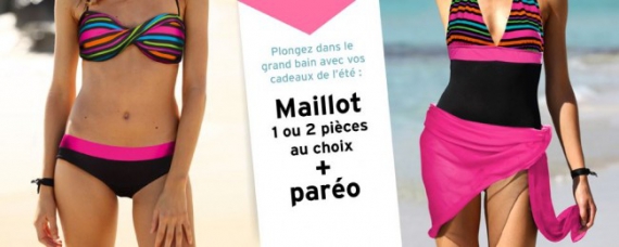 Code promo 3 suisses maillot de bain offert