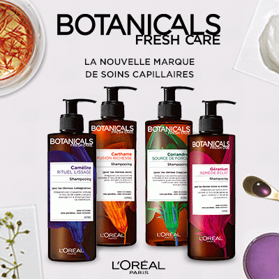Duo shampoing/soin sans rinçage gamme Botanicals Fresh
