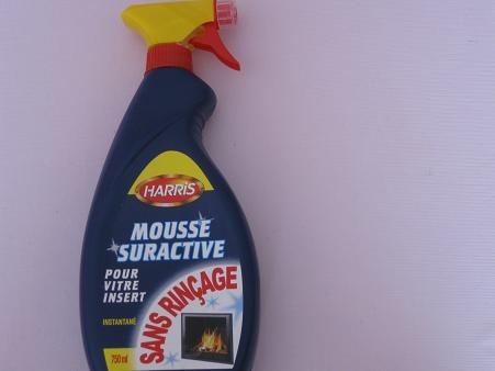 Mousse vitre insert & poêles à bois 750ml