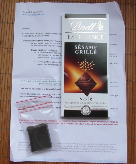 Test Gratuit : Lindt - Coffret de chocolat - Tous Testeurs