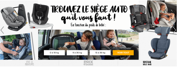 Guide d'achat siege auto bébé - conseils achat siege auto bébé sur allobébé