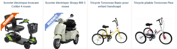 Accessoires pour tricycle Tonicross Basic - Sofamed