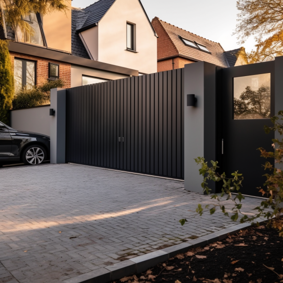 Portail en aluminium