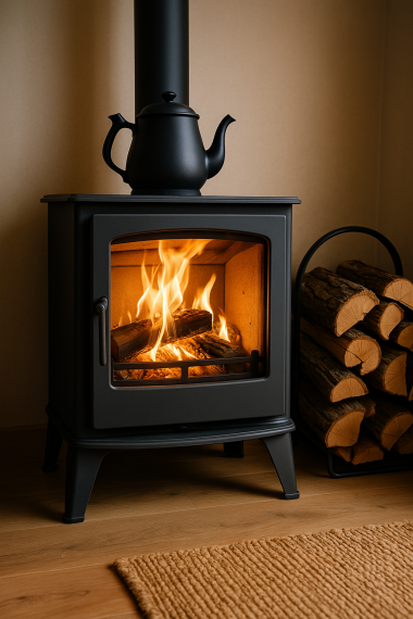 installation professionnelle d’un poêle à bois